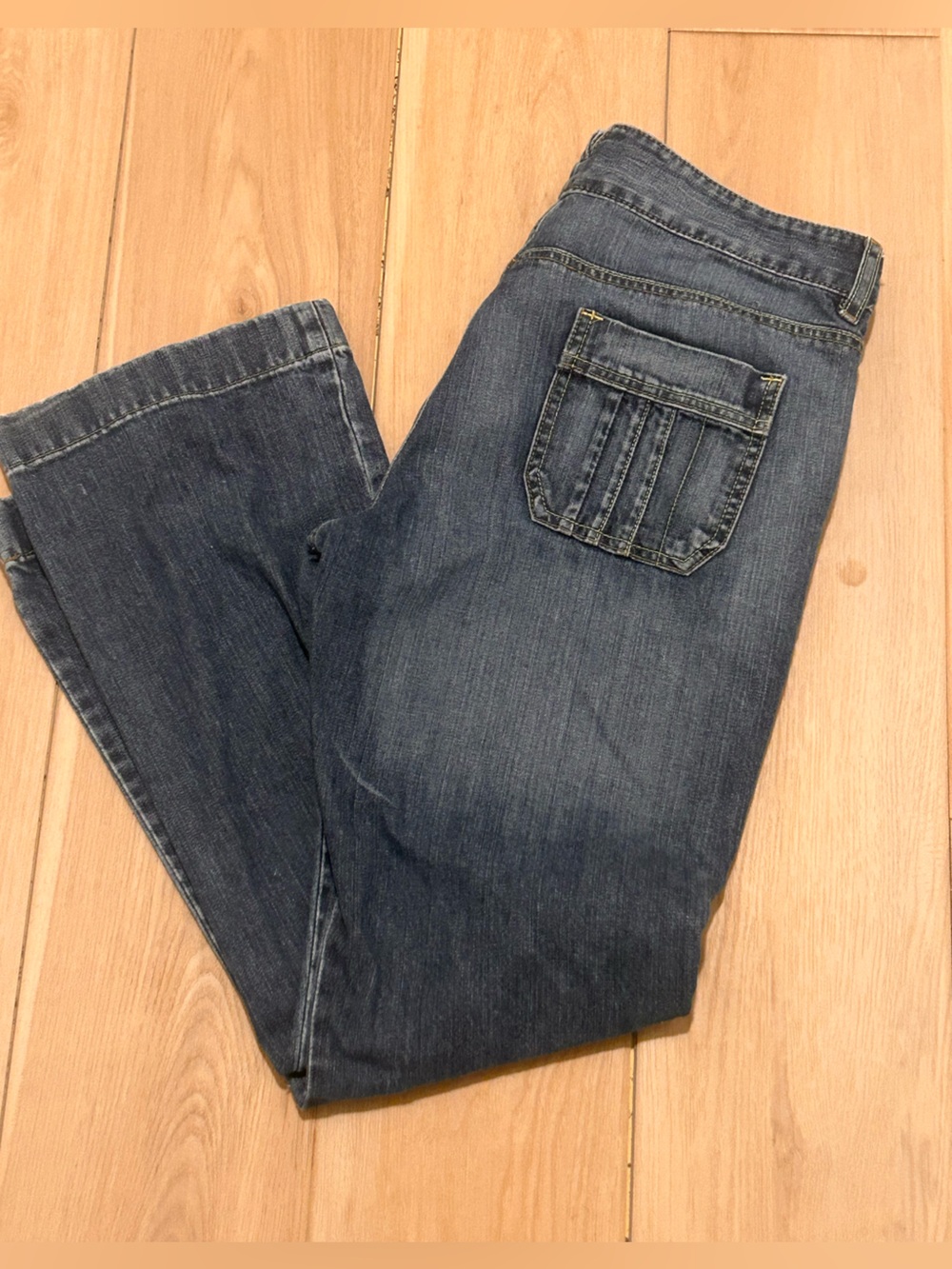 Old Navy Y2K Vintage Bootcut Flare Jeans Medium Wash Low Waist Size 12
